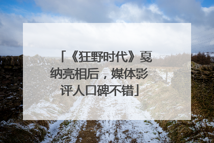 《狂野时代》戛纳亮相后，媒体影评人口碑不错