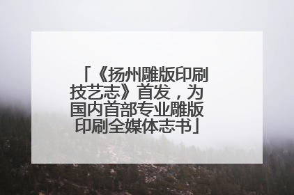 《扬州雕版印刷技艺志》首发，为国内首部专业雕版印刷全媒体志书