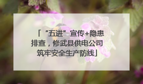 “五进”宣传+隐患排查，修武县供电公司筑牢安全生产防线