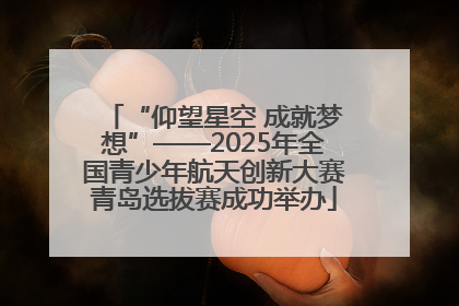 “仰望星空 成就梦想”——2025年全国青少年航天创新大赛青岛选拔赛成功举办