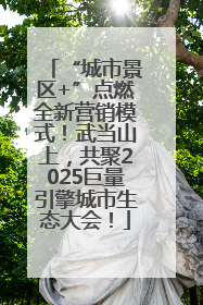 “城市景区+”点燃全新营销模式！武当山上，共聚2025巨量引擎城市生态大会！