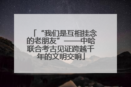 “我们是互相挂念的老朋友”——中哈联合考古见证跨越千年的文明交响
