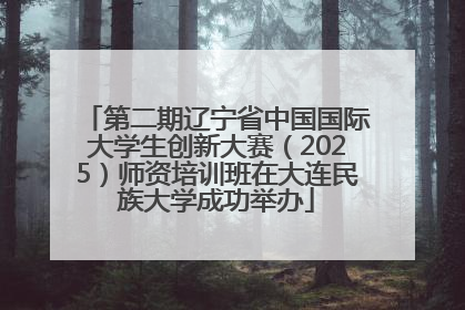 第二期辽宁省中国国际大学生创新大赛（2025）师资培训班在大连民族大学成功举办