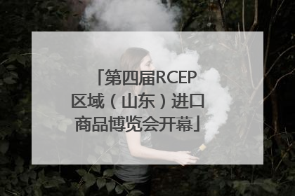 第四届RCEP区域（山东）进口商品博览会开幕