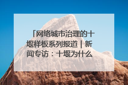网络城市治理的十堰样板系列报道｜新闻专访：十堰为什么成为“黑马型”城市治理网络维度典型