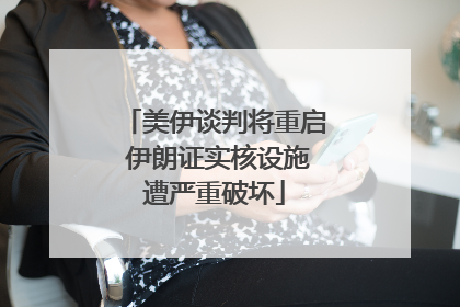 美伊谈判将重启 伊朗证实核设施遭严重破坏