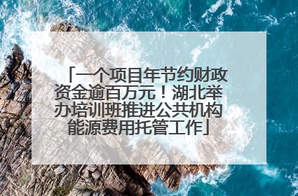 一个项目年节约财政资金逾百万元！湖北举办培训班推进公共机构能源费用托管工作