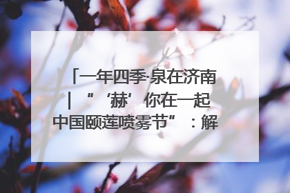 一年四季·泉在济南｜“‘赫’你在一起 中国颐莲喷雾节”：解锁济南夏日消费热潮中的国货新势力