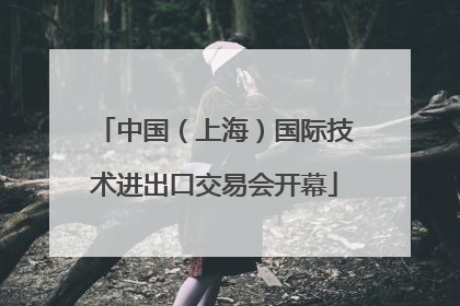 中国（上海）国际技术进出口交易会开幕