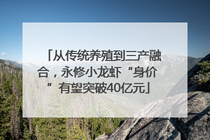 从传统养殖到三产融合，永修小龙虾“身价”有望突破40亿元