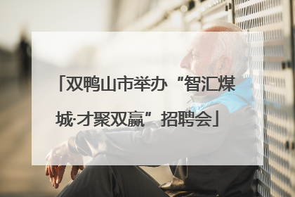 双鸭山市举办“智汇煤城·才聚双赢”招聘会