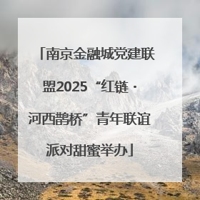南京金融城党建联盟2025“红链・河西鹊桥”青年联谊派对甜蜜举办