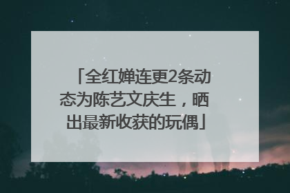 全红婵连更2条动态为陈艺文庆生，晒出最新收获的玩偶