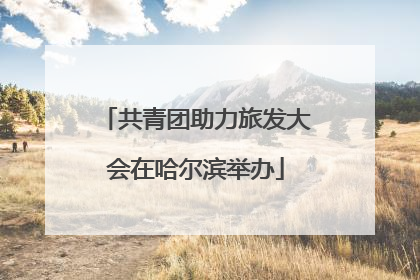 共青团助力旅发大会在哈尔滨举办