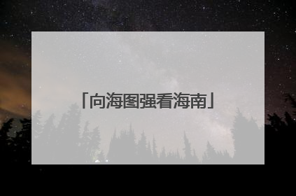 向海图强看海南
