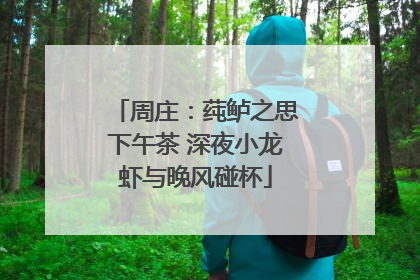 周庄：莼鲈之思下午茶 深夜小龙虾与晚风碰杯