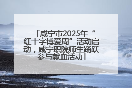 咸宁市2025年“红十字博爱周”活动启动，咸宁职院师生踊跃参与献血活动