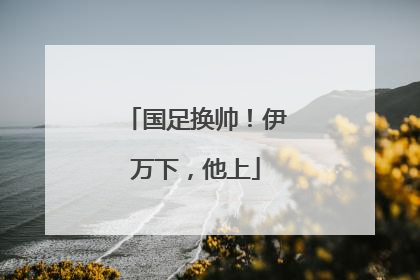 国足换帅！伊万下，他上