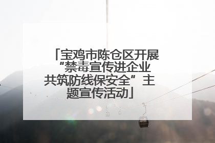 宝鸡市陈仓区开展“禁毒宣传进企业 共筑防线保安全”主题宣传活动