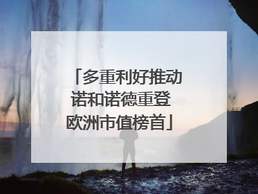 多重利好推动 诺和诺德重登欧洲市值榜首