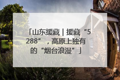 山东援藏｜援藏“5288”，高原上独有的“烟台浪漫”