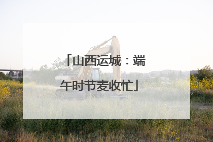 山西运城：端午时节麦收忙