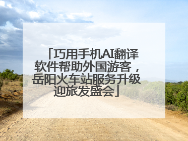 巧用手机AI翻译软件帮助外国游客，岳阳火车站服务升级迎旅发盛会