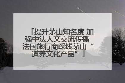 提升茅山知名度 加强中法人文交流传播 法国旅行商踩线茅山“道养文化产品”