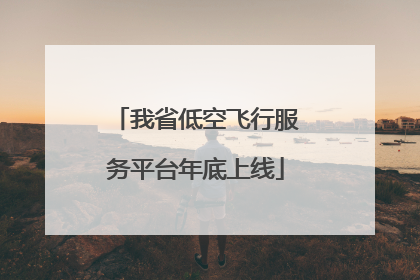 我省低空飞行服务平台年底上线