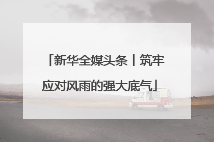 新华全媒头条丨筑牢应对风雨的强大底气