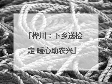 桦川：下乡送检定 暖心助农兴