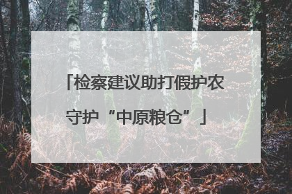 检察建议助打假护农守护“中原粮仓”