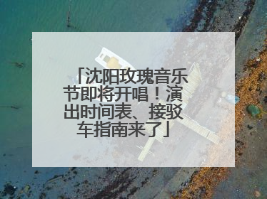 沈阳玫瑰音乐节即将开唱！演出时间表、接驳车指南来了