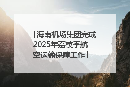 海南机场集团完成2025年荔枝季航空运输保障工作