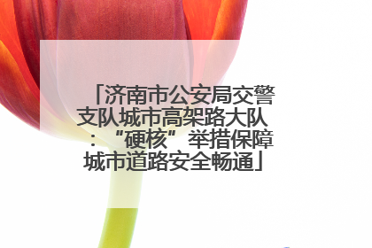 济南市公安局交警支队城市高架路大队：“硬核”举措保障城市道路安全畅通
