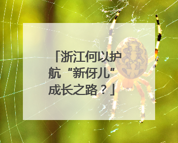 浙江何以护航“新伢儿”成长之路？