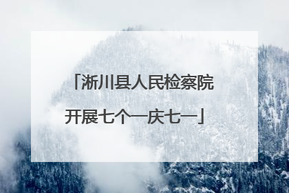淅川县人民检察院开展七个一庆七一