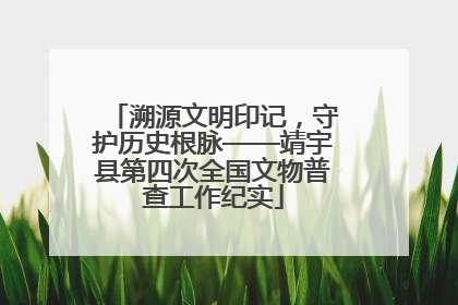 溯源文明印记，守护历史根脉——靖宇县第四次全国文物普查工作纪实