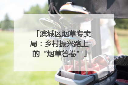 滨城区烟草专卖局：乡村振兴路上的“烟草答卷”