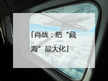 肖战：把“藏海”最大化