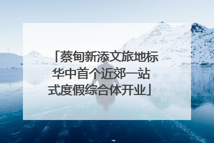 蔡甸新添文旅地标 华中首个近郊一站式度假综合体开业