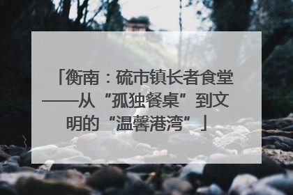 衡南：硫市镇长者食堂——从“孤独餐桌”到文明的“温馨港湾”