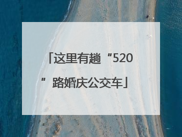 这里有趟“520”路婚庆公交车