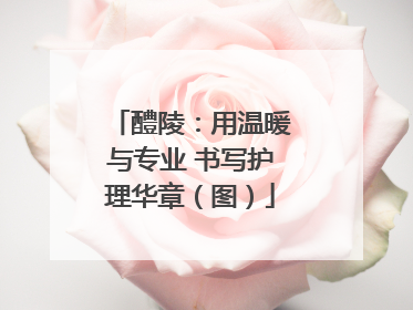 醴陵：用温暖与专业 书写护理华章（图）