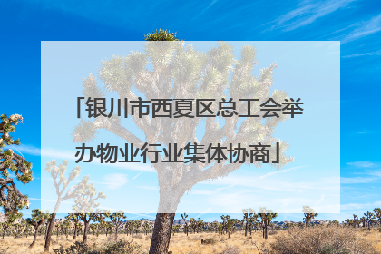 银川市西夏区总工会举办物业行业集体协商