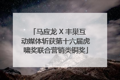 马应龙 X 丰巢互动媒体斩获第十六届虎啸奖联合营销类铜奖