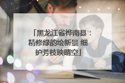 黑龙江省桦南县：精修绿韵绘新景 细护芳枝映晴空