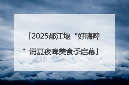 2025都江堰“好嗨啤”消夏夜啤美食季启幕