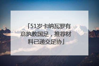 51岁卡纳瓦罗有意执教国足，推荐材料已递交足协