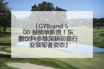 GYBrand 500 强榜单新贵！东鹏饮料多维深耕彰显行业领军者姿态